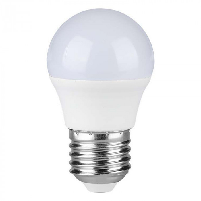 Bec led g45 e27 4.5w 4000k alb neutru, cip samsung