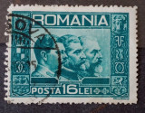 ROMANIA 1931 Lp 92 Efigia celor 3 Regi 1v stampilate, Stampilat