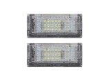 Set 2 buc lampa numar BMW Seria 3 (E46), Sedan/Estate, 1998-2003, partea stanga, LED; Tuning,