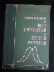 Culegere de probleme de teoria probabilitatilor si statistica matematica Corina Reischer