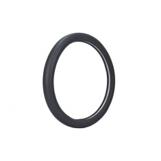 Husa volan imitatie piele neagra cu gaurele marime M