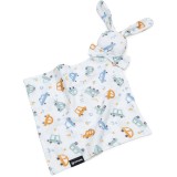 T-TOMI BIO Muslin Cuddle Cloth jucărie de adormit Traffic 1 buc