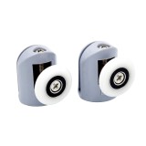 Set 2 Role Cabina Dus Durasan, Plastic/Inox, 2.5x4x2cm, Multicolor