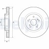 Set discuri frana fata DELPHI, Honda Cr-V IV (Rm ), 01.12-, Fata; puntea fata