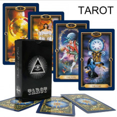 Gilded Golden- Carti de Tarot Engleza + booklet pdf - superbe -LIVRARE IMEDIAT- foto