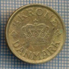 AX 1439 MONEDA- DANEMARKA - 1/2 KRONE -ANUL 1926 -STAREA CARE SE VEDE