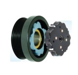 Cupla magnetica ambreiaj compresor A/C diametru 105 mm cu 6 caneluri, tip Denso 7SEU16C; Mercedes Clasa C W203 2000-2007, Clasa CLK C209 2002-2010, C