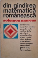 Din gandirea matematica romaneasca - Solomon Marcus