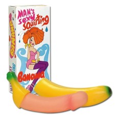 Dildo NMC "Man's Sexy Squirting" 18 cm - Galben##