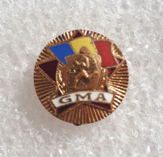 Insigna sport - GMA - Gata pentru munca si aparare foto