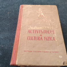 INDRUMATORUL ACTIVISTULUI DE CULTURA FIZICA 1952