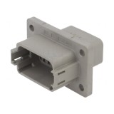 Conector Cablu-Cablu DT 12 PIN Gri IP68