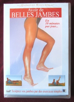 &amp;quot;Avoir de belles jambes en 10 minutes par jour&amp;quot; - Exercitii pt. picioare frumoase. DVD nou, in tipla foto