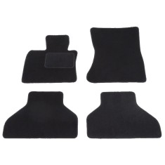 Set covorase auto mocheta Velor BMW X5 (E70), 04.2010-11.2013; X5 (E70), 10.2006-04.2010; X6 (E71), 01.2008-12.2013, negru,