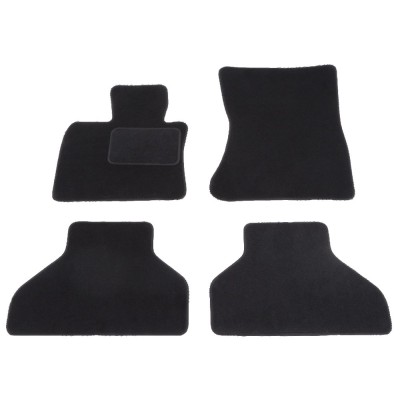 Set covorase auto mocheta Velor BMW X5 (E70), 04.2010-11.2013; X5 (E70), 10.2006-04.2010; X6 (E71), 01.2008-12.2013, negru, foto