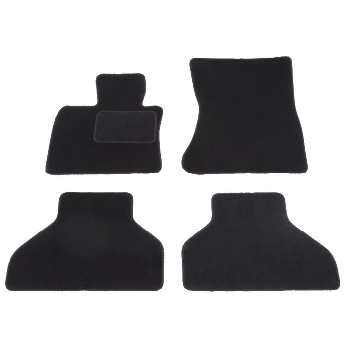 Set covorase auto mocheta Velor BMW X5 (E70), 04.2010-11.2013; X5 (E70), 10.2006-04.2010; X6 (E71), 01.2008-12.2013, negru,