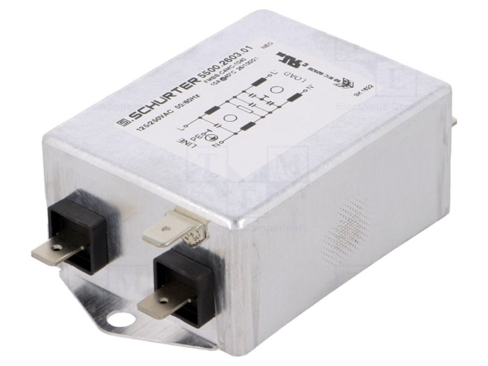 Filtru anti-interferențe 250VAC 10A