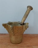Mojar din bronz cu un design mai deosebit, 1,670 kg
