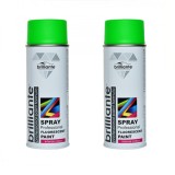 Cumpara ieftin Pachet 2 x Vopsea Spray Brilliante Fluorescenta Verde 400 ml