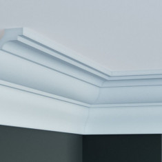 Cornisa decorativa din poliuretan Flexibil P804F - 14.2x11.2x200 cm