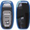 Husa Cheie Smartkey Audi 3 Butoane Albastra TPU+PC Audi A6 A7 A8 4G AutoProtect KeyCars