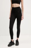 Vans colanți femei, culoarea negru, uni, VN000K3NBLK1