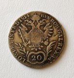 Austria - 20 Kreuzer 1814 G - Argint, Europa