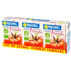 Bjorg Piure de tomate Eco, 3 x 200 g foto