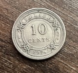 C50 - Moneda foarte veche - 10 cent - Belize - 1974