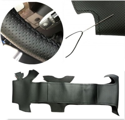 Capacul volanului pentru BMW F25 F15 X5 X3 Eco Piele Pentru cusut foto