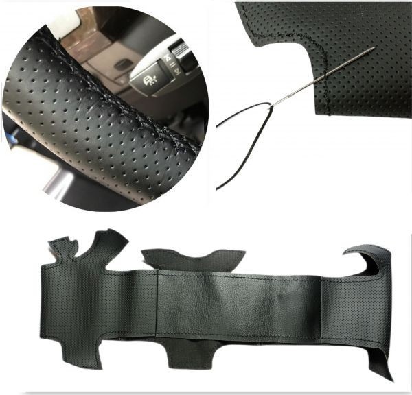 Capacul volanului pentru BMW F25 F15 X5 X3 Eco Piele Pentru cusut