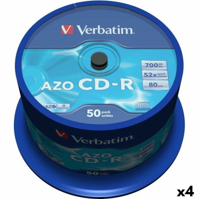 CD-R Verbatim Azo 700 MB 52x 50 Piese (4 Unități) foto