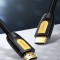 CABLU video Ugreen, &quot;HD101&quot; HDMI (T) la HDMI (T), rezolutie maxima 4K UHD (3840 x 2160) la 60 Hz, round cable, conectori auriti, 3m, galben + negru &quot;1
