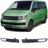 Cadru grila pentru faruri de ceata, bara de protectie, negru lucios, potrivit pentru VW T6 15-19 cu PDC Performance AutoTuning
