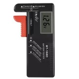 Cumpara ieftin Verificator digital pentru baterii si acumulatori, LCD, negru, 11 x 6 x 2.5 cm, compatibil AA, AAA, 9V si Li-Ion
