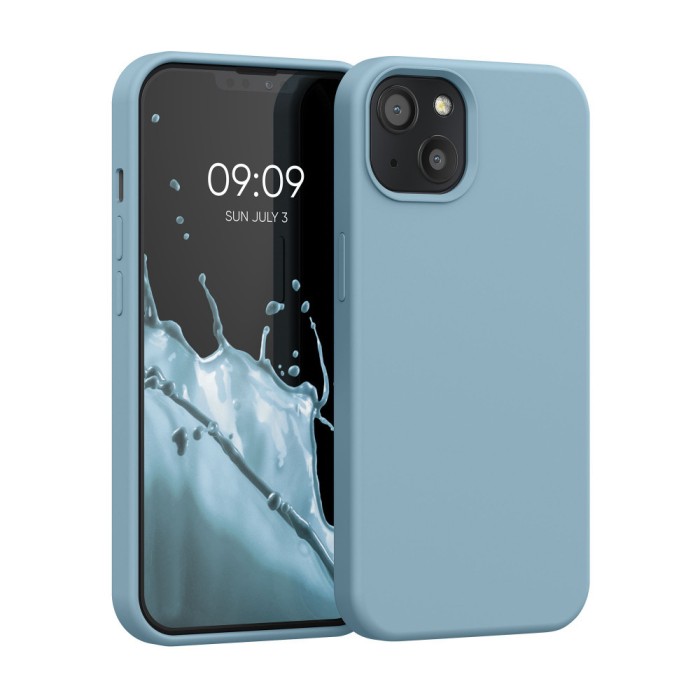 Husa Kwmobile pentru Apple iPhone 13, Silicon, Verde, 55878.206