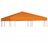 Acoperiș de pavilion, 310 g/m&sup2;, portocaliu, 3 x 3 m, vidaXL