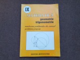 GEOMETRIE SI TRIGONOMETRIE REZOLVAREA PROBLEMELOR DIN MANUAL CLASA A IX A