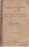 T. Popovici - Carte de cantece pentru scoalele primare, gimnazii inferioare,