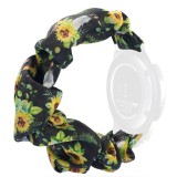 Curea textila elastica, compatibila Samsung Galaxy Watch3 40mm, telescoape Quick Release, Scrunchies 1