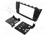 Rama adaptoare, 2 DIN, Mitsubishi, grey gloss, negru luciu, METRA - 95-7016GHG