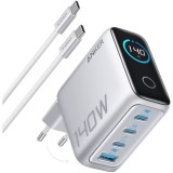 Cumpara ieftin Anker 140W , A ncarcator retea, 3A USB, C + USB, A, fast charge, argintiu , B2697G41