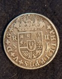 2 REALES 1722-MONEDA DIN ARGINT-SPANIA