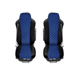 Huse pentru MAN TGX 2015-2021 Camioane Negru Albastru Piele LHD
