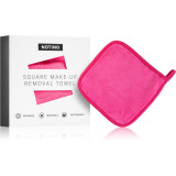 Notino Spa Collection Square Makeup Removing Towel prosop demachiant pentru make-up culoare Pink 1 buc