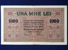 Bancnote Romania - 1000 lei 1917 - Banca Generala Romana (starea care se vede) foto