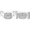 Placute frana Piaggio omologate Cod Produs: MX_NEW 225102800RM