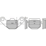 Placute frana Piaggio omologate Cod Produs: MX_NEW 225102800RM