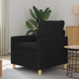 vidaXL Canapea Negru 76 x 81 x 87,5 cm Țesătură 42028769