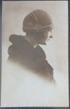 Fotografie tip Carte postala, Tanara cu palarie, 1925